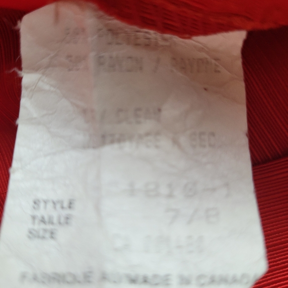 Vintage Gorgeous Red 2 pc dress, like new condition, Dry Cleaned - Picture 8 of 14